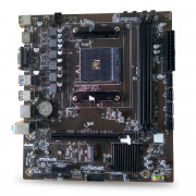 Placa Mãe Get A320 DDR4, Chipset A320, AMD AM4, DDR4, M.2 NVME, mATX, USB3.0, VGA/HDMI - 73004