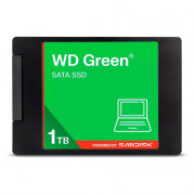 SSD WD Green, 1TB, SATA III, Leitura: 545MB/s, Gravação: 515MB/s, Verde - WDS100T5G0A
