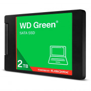 SSD WD Green, 2TB, SATA, Leitura 545MB/s, Gravação 460MB/s, Preto - WDS200T5G0A