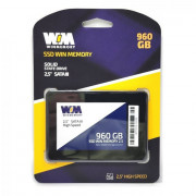 SSD Winmemory, 960GB, SATA III, Leitura 520MB/s e Gravação 420MB/s, Preto - SWR960G-DS1