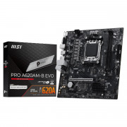 Placa Mãe MSI PRO A620AM-B EVO, Chipset A620A, AMD AM5, mATX, DDR5, VGA/HDMI - 911-7E36-002