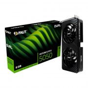 Placa de Vídeo Palit NVIDIA GeForce RTX 5050 Dual, 8GB, GDDR6, DLSS, Ray Tracing, 3xDP e 1xHDMI - NE65050019P1-GB2070D