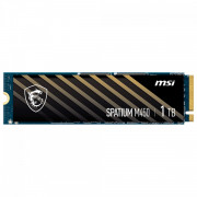 SSD MSI Spatium M450, 1TB, M.2 NVMe PCIe 4.0, Leitura 3400MBs e Gravação 2400MBs, Preto - S78-440L0M0-P83