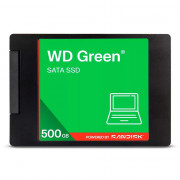 SSD WD Green, 500GB, SATA, Leitura 545MB/s, Gravação 505MB/s - WDS500G5G0A