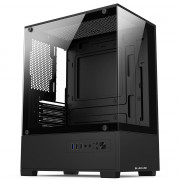 Gabinete Gamer Bluecase Hit, mATX, Lateral Vidro, USB 3.0, Sem Fan, Sem Fonte, Preto - BG-054