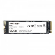 SSD Patriot P300, 512GB, M.2 2280, NVME PCIe, Leitura 1700MBs e Gravação 1100MBs, Preto - P300P512GM28