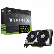 Placa de Vídeo MSI NVIDIA GeForce RTX 5050 VENTUS 2X OC, 8GB, GDDR6, DLSS, Ray Tracing, 3x DP 1x HDMI - 912-V538-010
