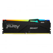 Memória Kingston Fury Beast, RGB, 16GB, 5200Mhz, CL40, DDR5, Preto - KF552C40BBA-16