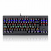Teclado Mecânico Gamer Redragon Dark Avenger, Switch Outemu Red, LED Rainbow, ABNT2, Preto - K568R (RED)