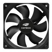 Cooler FAN C3Tech Storm, 120mm, Silencioso, Preto - F7-100BK