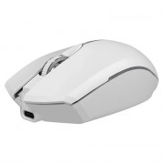 Mouse Sem Fio C3Tech, 1600 DPI, Bluetooth, Nano Receptor USB, Dual Mode, Branco - M-BT40WH