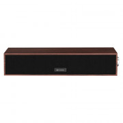Caixa de Som Soundbar C3tech, USB 2.0, Drive 50mm, Cabo 135cm, Marrom - SB-30BW