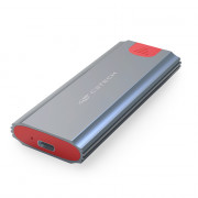 Case Externo Para SSD M.2 NVMe C3Tech, USB 3.1, Tipo C Para USB, Cinza - CH-M500SI