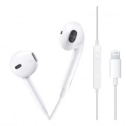 Fone De Ouvido Com Microfone Kaidi, Intra Auricular, Com Entrada Lightning, Branco - KD-730