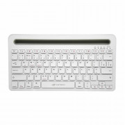 Teclado Multi Device C3Tech, Sem Fio, Bluetooth, Multimídia, Branco - K-BT100WH