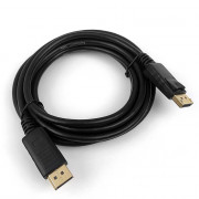Cabo Displayport 2 Metros PlusCable, 1.2V Ultra HD, 60Hz, Preto - DP1220