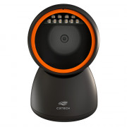 Leitor de Código de Barras Fixo C3Tech LB-D210, 1D/2D, USB, Preto/Laranja - LB-D210