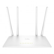 Roteador Wireless Cudy WR1200, Dual Band, AC1200 867MBPS, 4 Antenas, Branco - WR1200