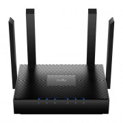 Roteador Cudy AX3000, Wireless Dual Band Easy Mesh 2402Mbps, AX3000, 6 Antenas, Preto - WR3000