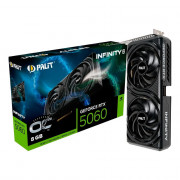 Placa de Vídeo Palit NVIDIA GeForce RTX 5060 Infinity 2 OC, 8GB, GDDR7, DLSS, Ray Tracing - NE75060V19P1-GB2063L