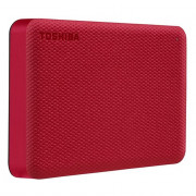 HD Externo Portátil 4TB Toshiba Canvio Advance, USB 3.0, Vermelho - HDTCA40XR3CA