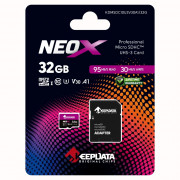 Cartão de Memória 32GB Keepdata Neo x, Micro SD Com Adaptador SD, Classe 10 - KDMSDC10U3V30A1/32G
