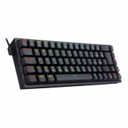 Teclado Mecânico Gamer Redragon Castor RGB, Switch Brown Removíveis, ABNT2, Preto - K631-RGB (PT-BROWN)