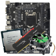 Kit UPGRADE INTEL 10º Geração I3-10100 3.60GHZ, Placa Mãe Chipset H510 LGA 1200 DDR4, Memória 8GB DDR4