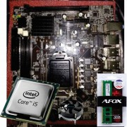 KIT UPGRADE PROCESSADOR INTEL 1155 CORE I5-3470 3.80GHZ, PLACA MÃE 1155 DDR3, MEMÓRIA 4GB DDR3, COOLER PARA PROCESSADOR