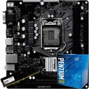 KITUPGRADE19 - Kit Upgrade 10° Ger. Processador LGA 1200 Intel Pentium G6405 4.10GHz, Placa Mãe Chipset H510 LGA 1200 DDR4, Memória 4GB DDR4 2666MHZ
