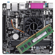 Kit Upgrade Placa mãe com Processador AMD GIGABYTE GA-E6010N E1-6010 1.35Mhz DDR3, 4GB DDR3
