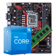 Kit Upgrade 12° Geração, Intel Core i5-12400 LGA 1700 18MB 2.50Ghz, Placa Mãe LGA 1700, Memória 8GB DDR4