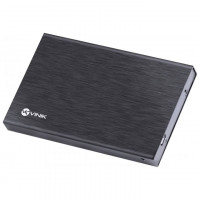 Case Para HD 2.5" Vinik, SATA USB 2.0 CHDA-100 Com Chave I/O Alumínio, Preto - 24386