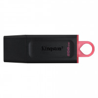 Pen Drive DataTraveler Exodia 256GB Kingston com Conexão USB 3.2, Preto/Vermelho - DTX/256GB
