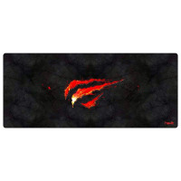 Mousepad Gamer Havit Control, Médio (700x300mm), Preto e Vermelho - HV-MP861