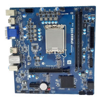 Placa Mãe Pcware IPMH610E, Chipset H610, Intel LGA 1700, DDR4, mATX, HDMI/VGA, OEM