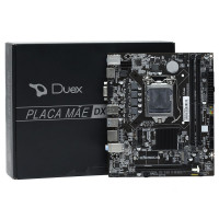 Placa Mãe Duex DX H110ZG M2, Chipset Intel H110, LGA 1151, m-ATX, DDR4, M.2, USB3.0, VGA/HDMI - DX H110ZG M2