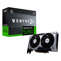 Placa de Vídeo MSI NVIDIA GeForce RTX 5060 VENTUS 2X OC, 8GB, GDDR7, DLSS, Ray Tracing, 3x DP 1x HDMI - G5060-8V2C