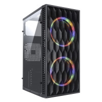 Gabinete Gamer Vinik Wave, M-ATX, Mid Tower, Lateral Acrílico, Preto - GGWACBK