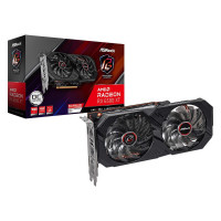 Placa de Video AsRock AMD Radeon RX 6500 XT Phantom Gaming D OC, 4GB, GDDR6, FSR, Ray Tracing, 1x DP 1x HDMI - 90-GA3DZZ