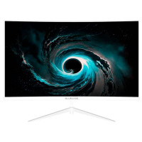 Monitor Gamer 23.8" LED, Bluecase PRO, Curvo, Full HD, 120Hz Versa, LED Azul, HDMI/DP, Branco - BM24FFH5GCW