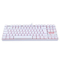 Teclado Mecânico Gamer Redragon Kumara K552W, LED, Switch Redragon MK2 Blue, ABNT2, Branco - K552W-2 (BLUE)