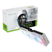 Placa de Video Galax RTX 5080 1-Click OC White, NVIDIA GeForce, 3X 16GB, GDDR7, DLSS4, Ray Tracing - 58NZN6MDBCWH