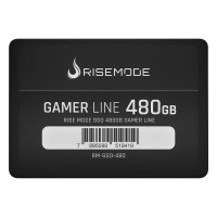SSD Rise Mode Gamer Mode Z Series, 480GB, SATA, Leitura: 530MB/s, Gravação: 520MB/s, Preto - RM-SSD-480