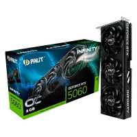 Placa de Vídeo Palit NVIDIA GeForce RTX 5060 Infinity 3 OC, 8GB, GDDR7, DLSS, Ray Tracing - NE75060T19P1-GB2063S