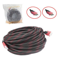 Cabo HDMI 20 Metros, Com Filtro e Malha, 1.4V 4K 3D 1080P, Preto - CB0192