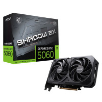 Placa de Vídeo MSI NVIDIA GeForce RTX 5060 Ventus 3X OC, 8GB, GDDR7, DLSS, Ray Tracing, 3x DP 1x HDMI - 912-V537-035