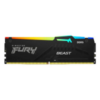 Memória Kingston Fury Beast, RGB, 16GB, 5200Mhz, CL40, DDR5, Preto - KF552C40BBA-16