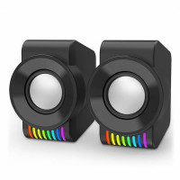Caixa De Som Gamer Redragon Kage, RGB, Stereo 2.0, USB, Preto - GS514