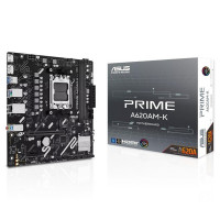 Placa Mãe Asus Prime A620AM-K, AMD AM5, DDR5, Chipset A620, HDMI/DP, M.2 NVMe, USB 3.0, Aura Sync, Micro ATX